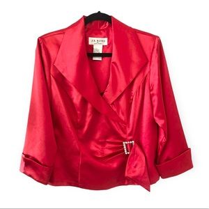 VTG 90s J.R. Nites By Caliendo Satin Jacket